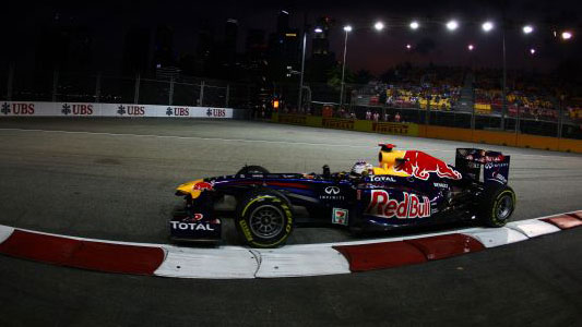 Singapore - Libere 2<br>Vettel vuole chiudere il discorso mondiale
