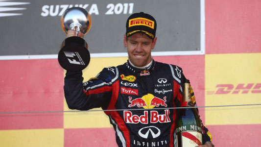 Vettel, due volte campione a 24 anni<br>Button e Alonso fanno la differenza