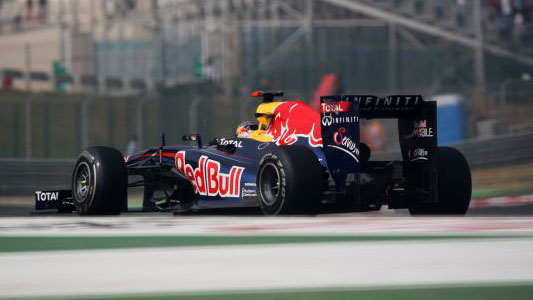 Greater Noida - Gara<br>Vettel domina su Button, Alonso terzo