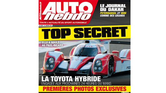 Autohebdo scopre la nuova Toyota LMP1
