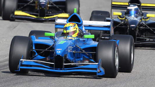 Monza - Gara 2<br>Varhaug vince sotto gli occhi di Briatore