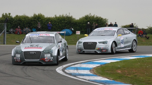 Donington - Gara 2<br>Morbidelli si ripete, Audi imprendibili