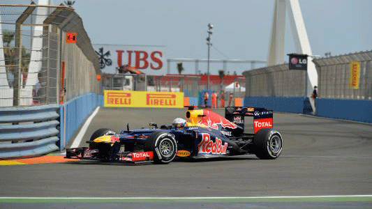 Valencia - Libere 2<br>Potere tedesco con Vettel e Hulkenberg