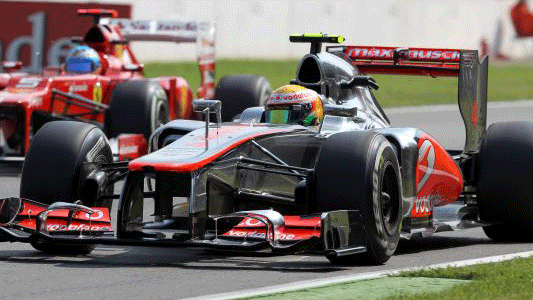Monza - Libere 3<br>Un millesimo tra Hamilton e Alonso!