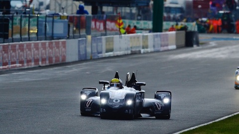 La DeltaWing in pista alla Petit Le Mans