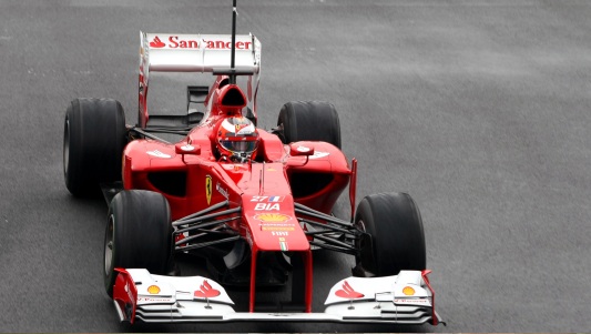 Test rookie a Magny-Cours - 5° turno<br>Bianchi primo con la Ferrari sul bagnato