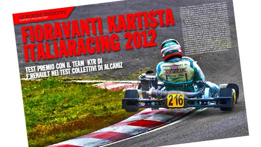 &Egrave; online il Magazine 202 di Italiaracing<br>Test F.Renault per il nostro Kartista 2012