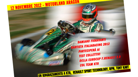 &Egrave; online il Magazine 203 di Italiaracing<br>Test F.Renault per il kartista Italiaracing