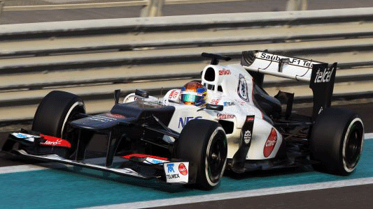 Test rookie Abu Dhabi - 5° turno<br>Gutierrez comanda con la Sauber