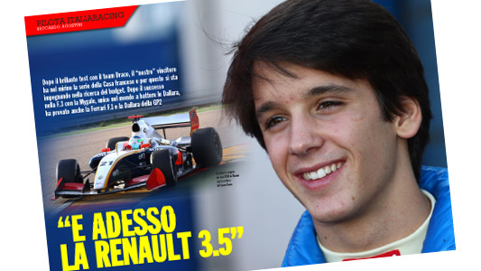 &Egrave; online il Magazine 208<br>Agostini il Pilota 2012 di Italiaracing