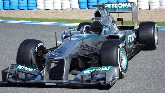 Lanciata la nuova Mercedes<br>Domani in pista con Rosberg