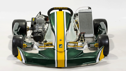 Kart Caterham al via