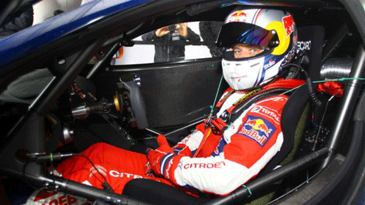 Loeb in pista con la Citroen