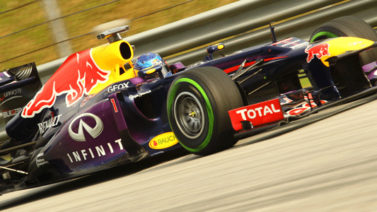 Sepang - Qualifica<br>Piove e Vettel fa la differenza