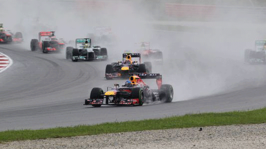 Sepang - La cronaca<br>Vince Vettel, Alonso subito KO