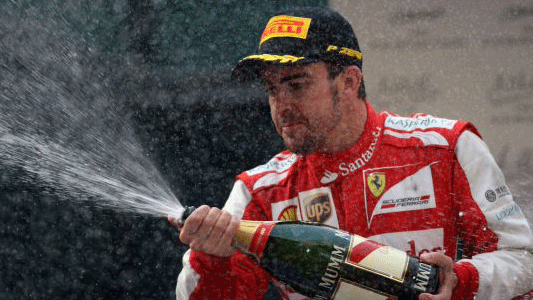 Shanghai - Ferrari e Alonso perfetti<br>Vettel quarto, rimane leader