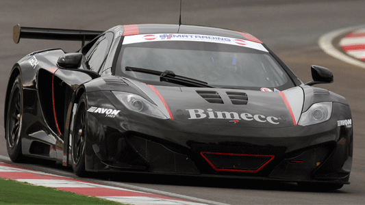 Pantano e Razia con la McLaren Bhaitech