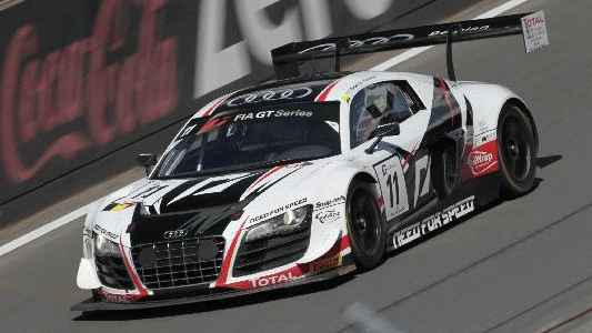 Zolder, gara di qualifica<br>Audi davanti con Ortelli-Vanthoor