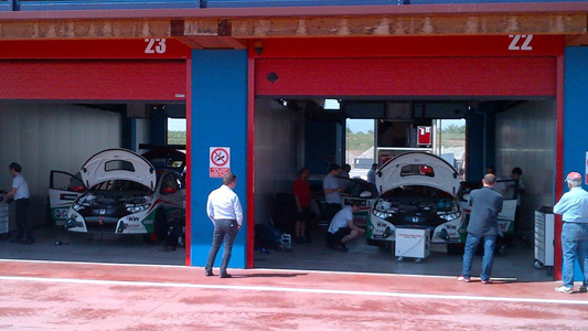 Honda prova in Italia a Castrezzato