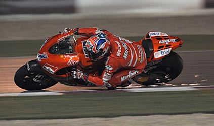 Losail - Prove Libere 3<br>Stoner comanda, Rossi avanza