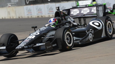 Detroit, qualifica 1: Franchitti, pole 'dimezzata'