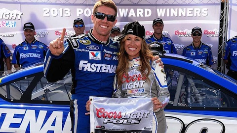 Michigan, qualifica: Edwards e Busch in prima fila