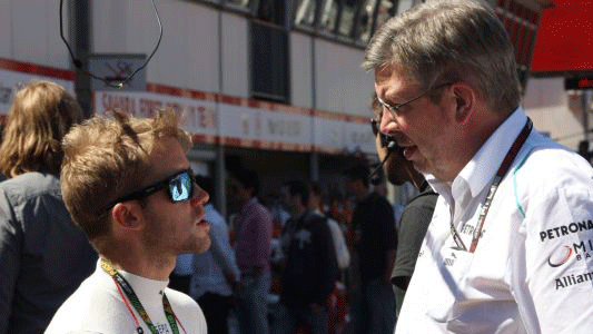 Brawn e Hamilton contestano<br>il divieto al test rookie di Silverstone!