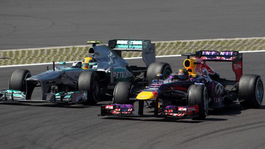 Nurburgring - La cronaca live<br>Vettel non sbaglia mai, Alonso 4°