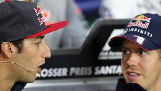 Test a Silverstone – 3° turno<br>Ricciardo si prepara al grande salto