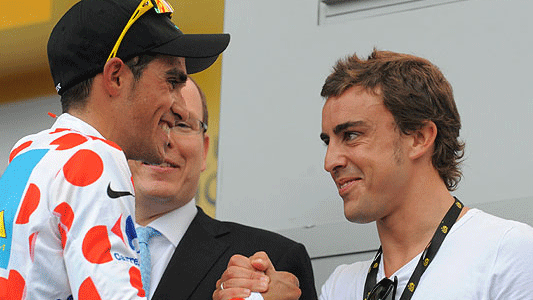 Scoperta la 'news' di Alonso<br>Aiuterà una squadra prof di ciclismo