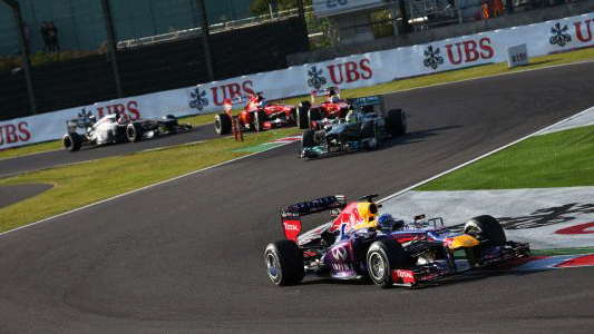Suzuka - Doppietta Red Bull<br>Grosjean ancora sul podio
