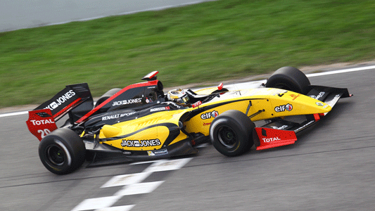Montmel&ograve; - Libere 1<br>Magnussen leader, Sirotkin lo bracca