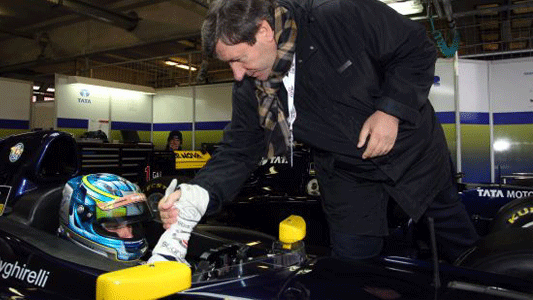 Ghirelli con AVF nei test catalani
