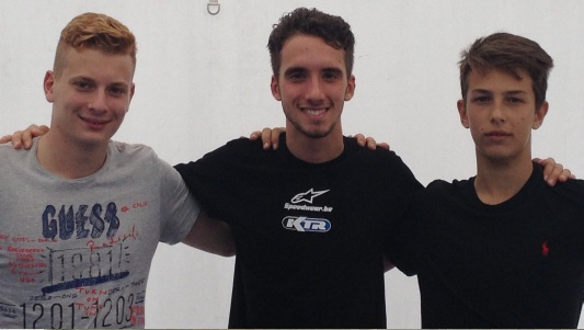 Montmel&ograve; - Gli iscritti al rookie test<br>Il 'nostro' Pulcini con Interwetten