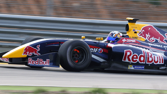 Alcaniz - 4° turno<br>Sempre Sainz al comando