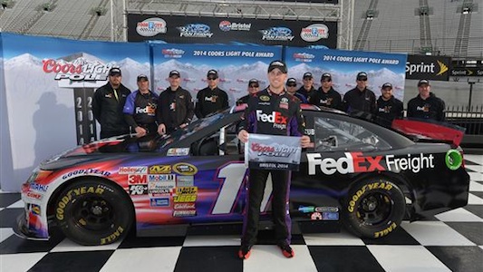 Bristol, qualifica: pole con record di Hamlin