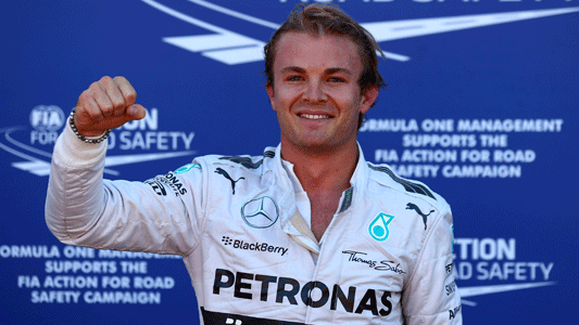 Monte Carlo - Qualifica<br>Rosberg pole col... giallo, Hamilton nervoso