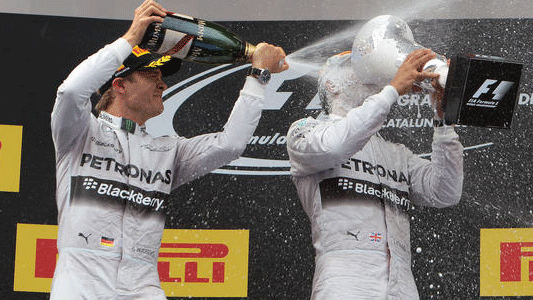 Hamilton fa marcia indietro<br>'Con Rosberg tutto sistemato'