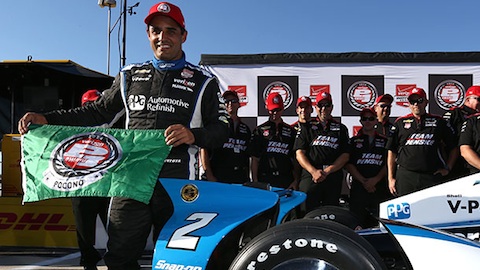 Pocono, qualifica: Montoya stacca la pole