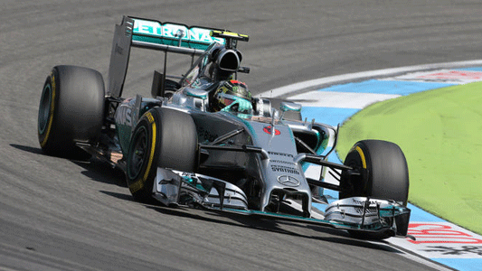 Hockenheim - Qualifica<br>Rosberg in pole, Hamilton KO