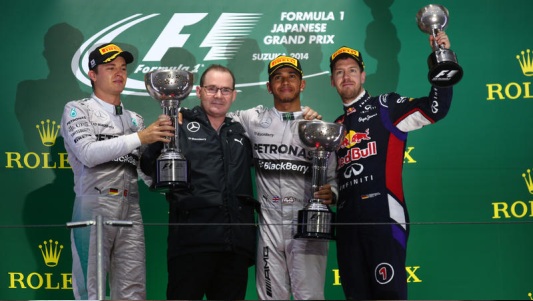 Suzuka – Hamilton allunga nel mondiale<br>Vettel conquista il podio in rimonta