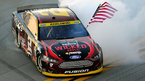 Talladega, gara: Keselowski fa il miracolo