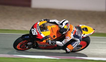 Test a Losail, 1° giorno:<br>Pedrosa è il più veloce