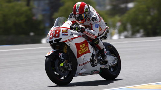 Le Mans, qualifica:<br> Honda imbattibili, bene Simoncelli e Dovizioso 