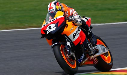 Montmelò - Libere 1 <br>Dani Pedrosa detta la sua legge