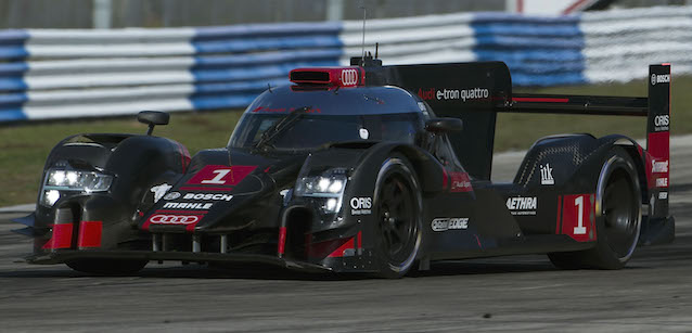 6000 km di test per l'Audi R18 a Sebring