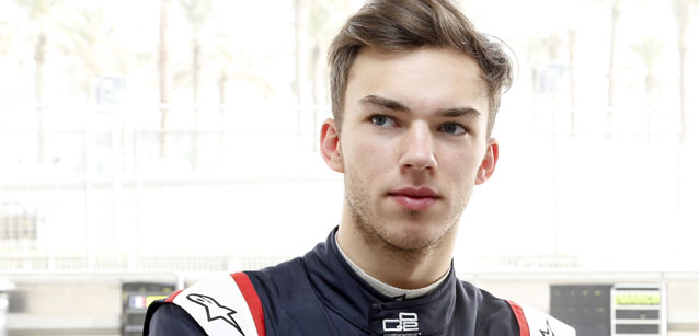 Gasly con Toro Rosso <br />nei test di Montmel&ograve;
