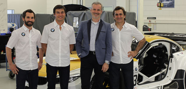 Spengler e Glock con Zanardi a Spa