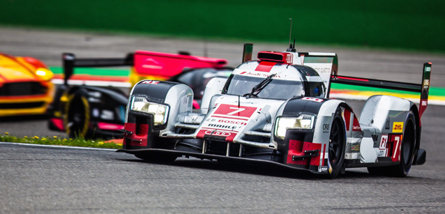 Spa - Gara - Raddoppiano<br />Treluyer, Fassler e Lotterer