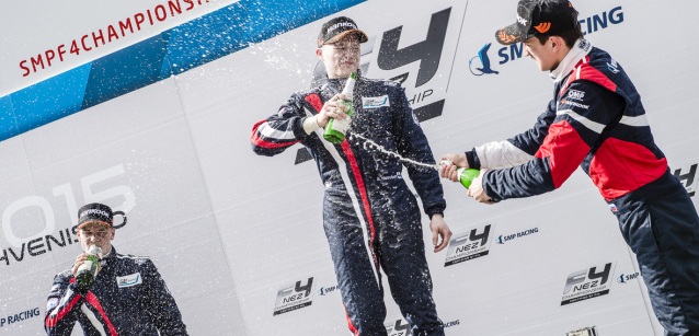 Ahvenisto, gara 1<br />Huovinen inaugura la serie